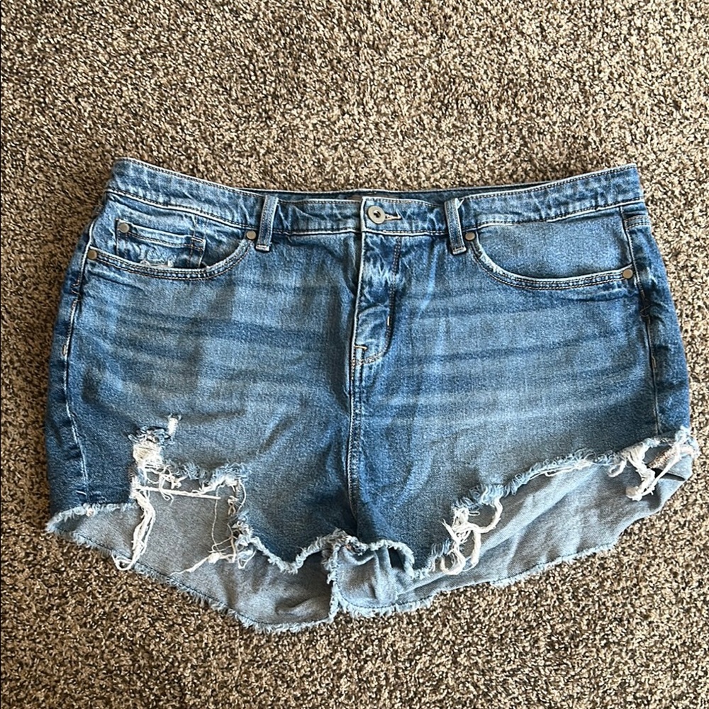 Torrid Blue Jean Shorts size 20
